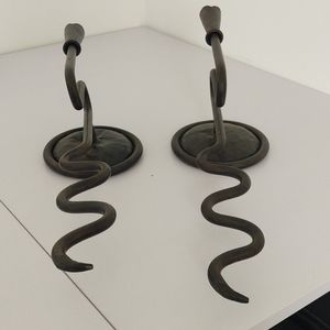 Pair of cool candle wall holders